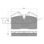 TOMEX Brakes Bremsbelagsatz, Scheibenbremse